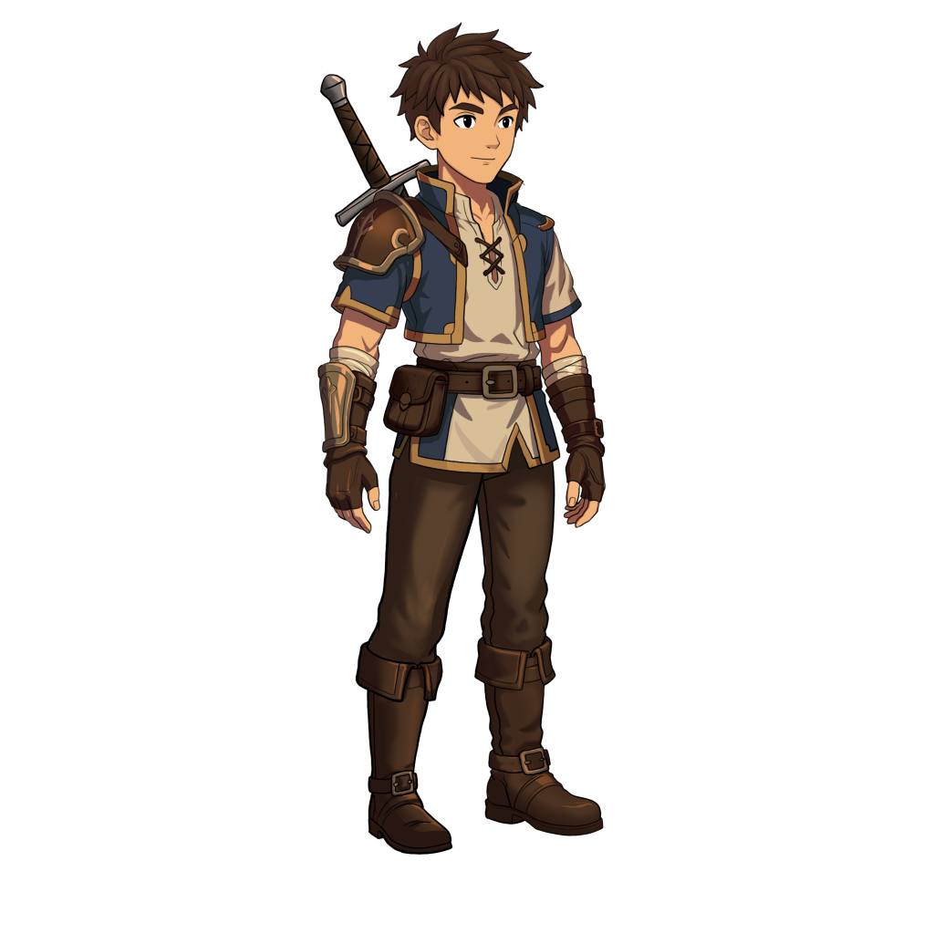 Starter Platformer Hero 2D Game Character Asset Pack - Layered PSD & Spine 2D Sprite